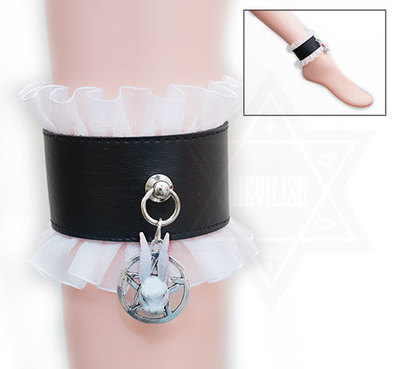 Black magic ankle cuff