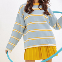 ANGEL GIRL SWEATER ( PINK / BLUE ) - Thumbnail 1