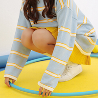 ANGEL GIRL SWEATER ( PINK / BLUE ) - Thumbnail 2