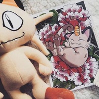 Meowth Peony - Prints - Thumbnail 4