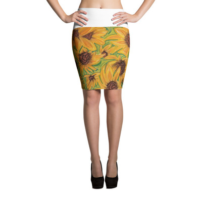 Michael david art - the sunnies pencil skirt