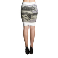 Michael David Art- Its The Hair Pencil Skirt - Thumbnail 1