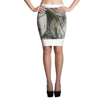 Michael david art - la sportiffeuse pencil skirt