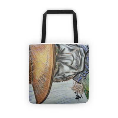 Michael david art - in november rain tote bag