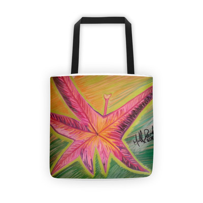 Michael david art - brilliant maple tote bag