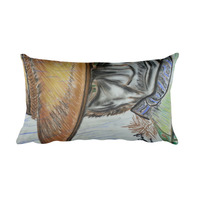 Michael David Art - In November Rain Rectangular Pillow - Thumbnail 1