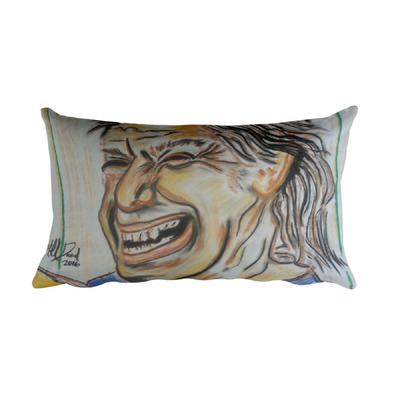 Michael david art - the luthier rectangular pillow