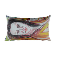 Michael David Art - The Aficionado Rectangular Pillow - Thumbnail 1