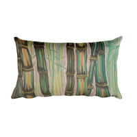 Michael David Art - Those Shoots Rectangular Pillow - Thumbnail 1