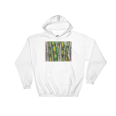 Michael david art - bending strength hooded sweatshirt