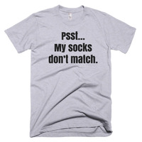 My Socks Don't Match Short sleeve men's t-shirt - Thumbnail 1