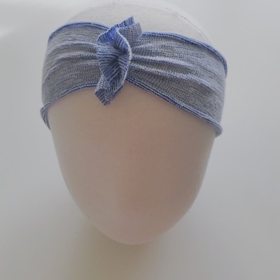 Ruffle snob slub blue 