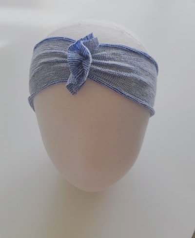 Ruffle snob slub blue 