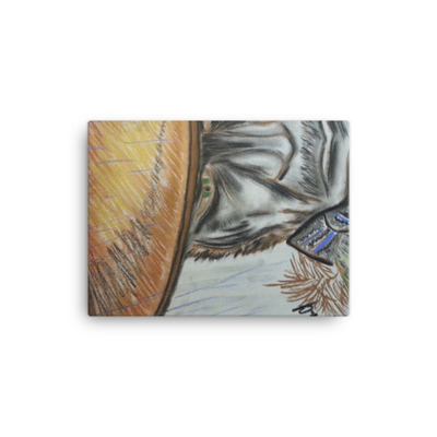 Michael david art - in november rain canvas print