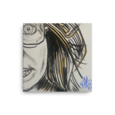 Michael david art - la sportiffeuse canvas print - Thumbnail 5