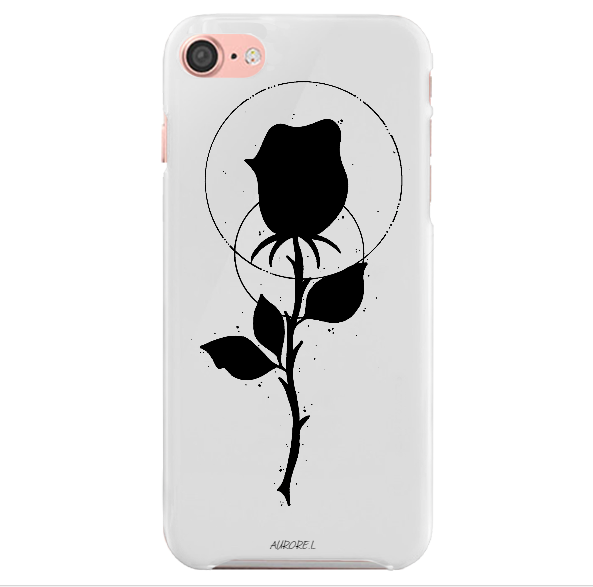 "Black Rose" iPhone Phone Case