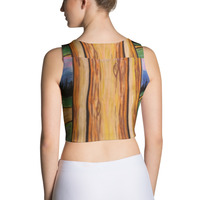 Five Tree Forest Crop Top by Michael David Art - Thumbnail 1