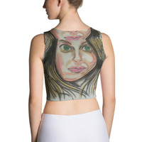 The Cheeky One Crop Top by Michael David Art - Thumbnail 1