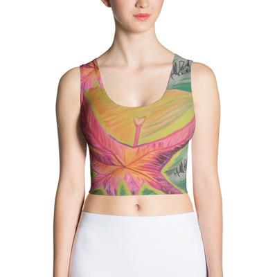 Brilliant maple crop top by michael david art