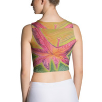 Brilliant Maple Crop Top by Michael David Art - Thumbnail 1