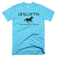 Unicorns...the Narwhal of the Land Short sleeve men's t-shirt - Thumbnail 8