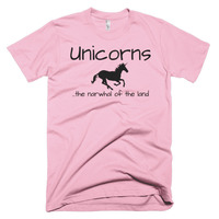 Unicorns...the Narwhal of the Land Short sleeve men's t-shirt - Thumbnail 9