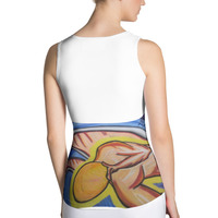 Michael David Contmplation Womens Tank Top - Thumbnail 1