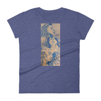 Blue Series Nights by Michael David Women's short sleeve t-shirt - Thumbnail 4