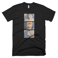 Blue Series - Blue Nights by Michael David Short sleeve men's t-shirt - Thumbnail 2