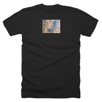 Blue Series - Blue Nights by Michael David Short sleeve men's t-shirt - Thumbnail 3