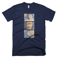 Blue Series - Blue Nights by Michael David Short sleeve men's t-shirt - Thumbnail 6