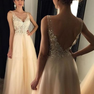 Popular prom dress, v-neck  prom dresses, appliques prom dress, sweetheart prom dress,evening dress ,formal dresses,bds00013
