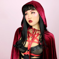 All Red Dolly Pentagram Harness - Thumbnail 3