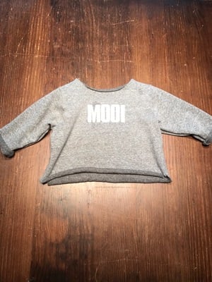 "Beautiful" Raw-Edged Sweatshirt