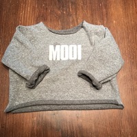 "Beautiful" Raw-Edged Sweatshirt - Thumbnail 3