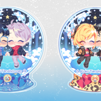 【YURI ON ICE】 2.5" Glitter Charms - Thumbnail 1