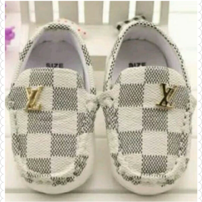 Checker style loafers 