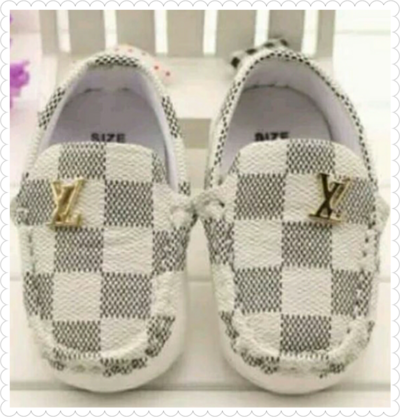 Checker style loafers 