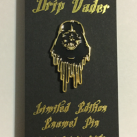 Drip Vader - Gold Edition - Enamel Pin - Thumbnail 2