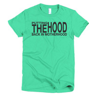 Putting the Hood in Motherhood Short sleeve women's t-shirt - Thumbnail 4