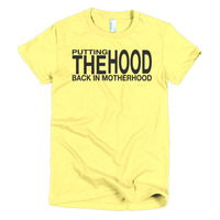 Putting the Hood in Motherhood Short sleeve women's t-shirt - Thumbnail 5