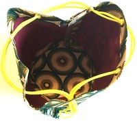 Circles bucket bag with fringe - Thumbnail 1