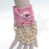  Muscle texture eyeball Chain bangle - Thumbnail 1