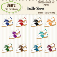 Saddle Shoes (Clip Art Set) - Thumbnail 1