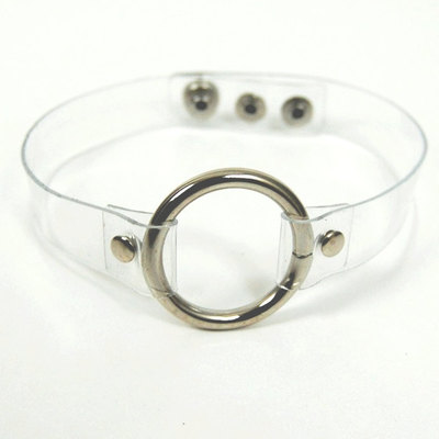 Clear ring choker 