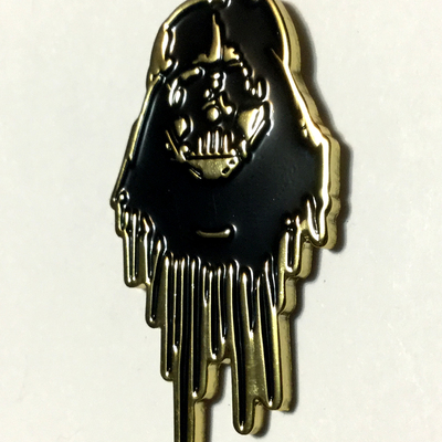 Drip vader - gold edition - enamel pin