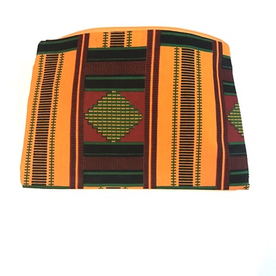 Zip top clutch- orange, green, berry 