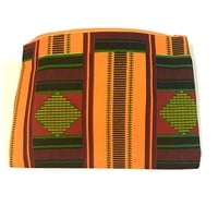 Zip top clutch- orange, green, berry  - Thumbnail 1
