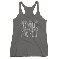 I'd change the world for you Women's tank top - Thumbnail 1