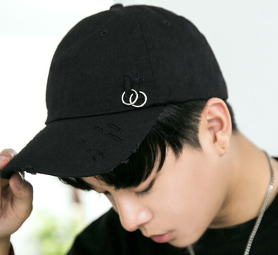 Free Shipping-RING BALL RIPPED OFF CAP ( 3 COLOR )